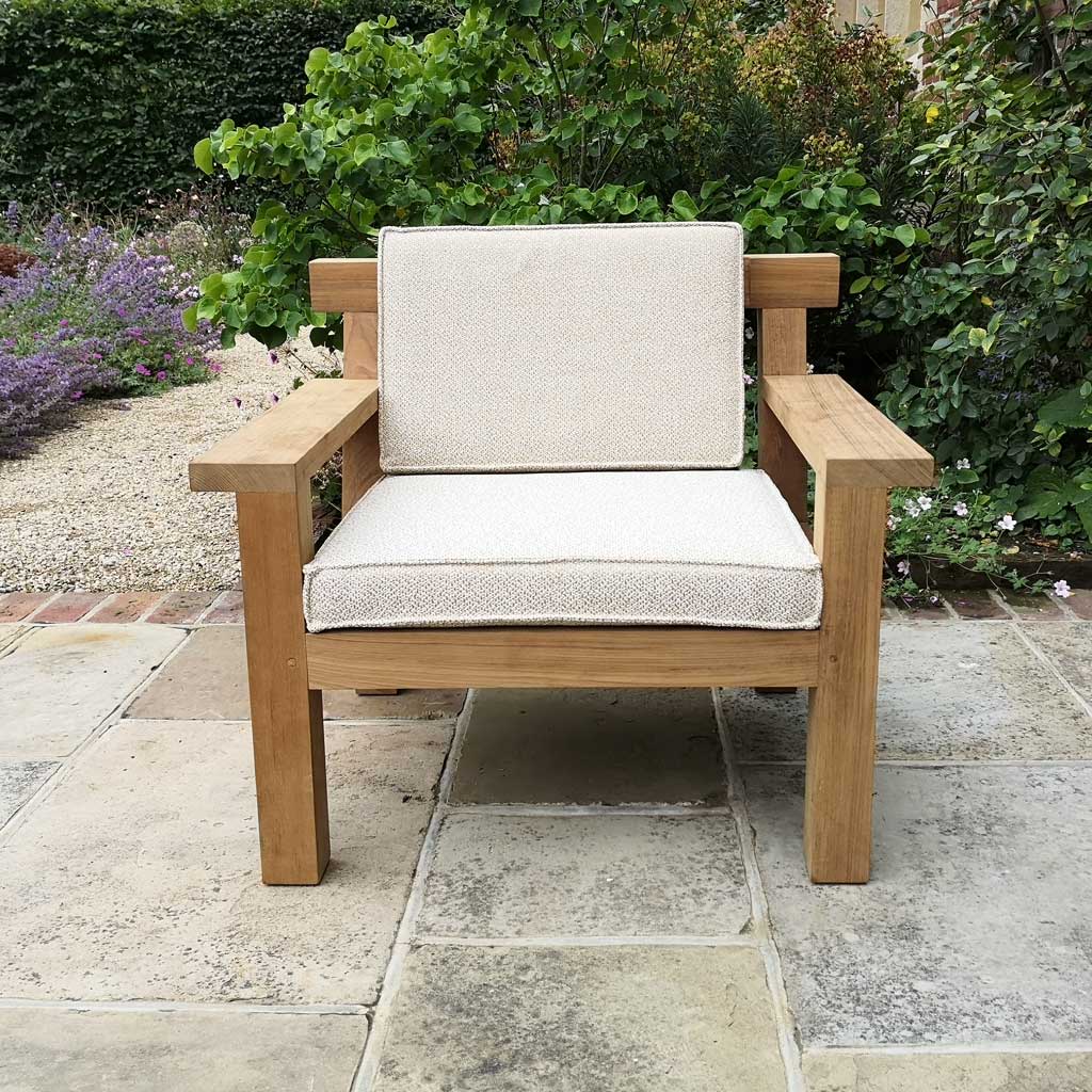 NARA Modern TEAK Garden Bench - Outdoor LOUNGE Bench, INDIVIDUAL Lounge BENCH And Bench Seat - High Quality Teak Furniture By ROYAL BOTANIA