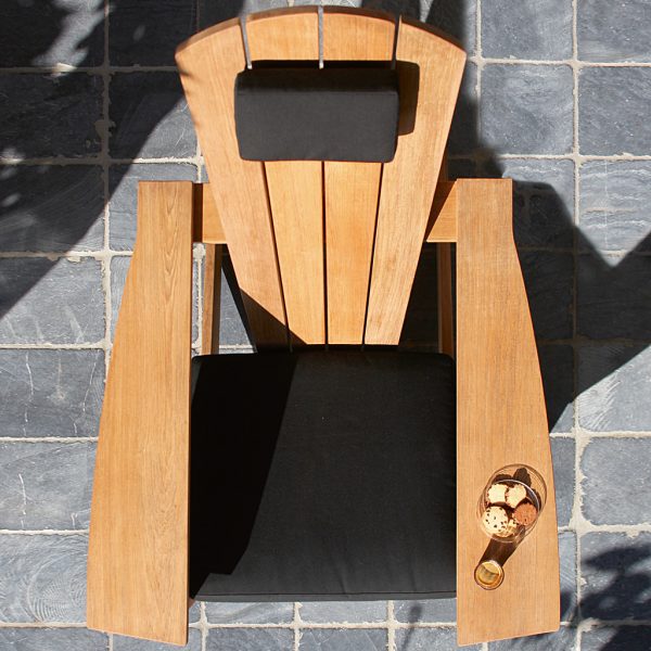 NEW ENGLAND High QUALITY Adirondack CHAIR | TEAK Or LUXURY Hardwood FANTAIL Chair | ROYAL BOTANIA Contemporary GARDEN FURNITURE Company