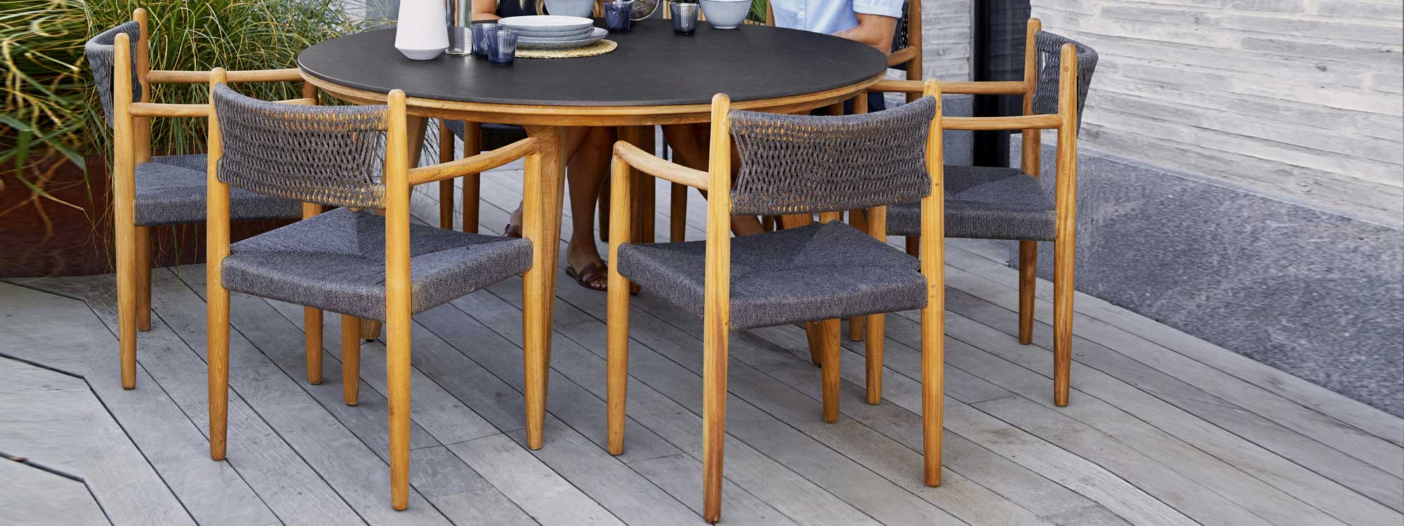Royal TEAK Garden Dining Chair Is A MODERN OUTDOOR CARVER CHAIR In WFF High QUALITY Teak Furniture Materials By Cane-line TEAK FURNITURE