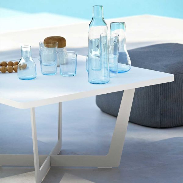 Time Out OUTDOOR COFFEE TABLE - Garden LOW TABLES & Garden SIDE TABLE In HIGH QUALITY Exterior Furniture Materials By CANE-LINE - Denmark